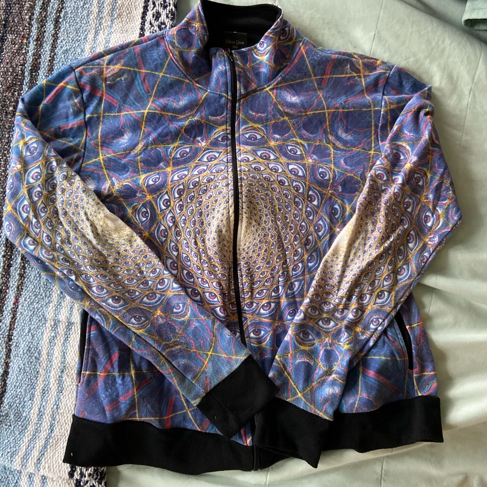Trippy Alex Grey Zip Up